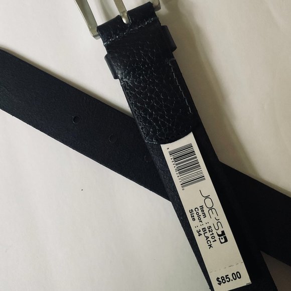 JOE'S JEANS Men's Hand Made Genuine Leather Belt NWT Size 34 - Picture 6 of 6